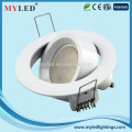 Intertek CE ROHS certificate light 8w external driver dimmable 95*65mm rotable led downlight